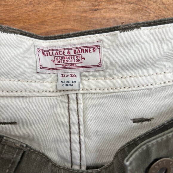 J.Crew Wallace & Barnes Double-Knee Carpenter Pants in Dark Green - 33 x 32 - Picture 4 of 7